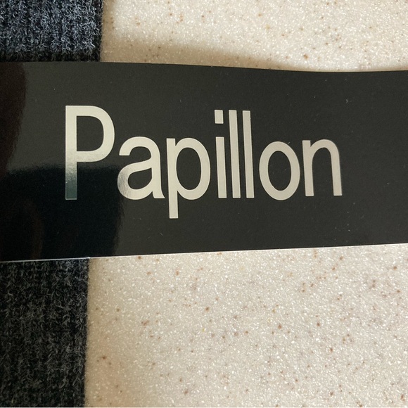 Papillon Sweater - Charcoal - Drape Neck - Poncho Style - Size Medium NWT - Picture 4 of 7